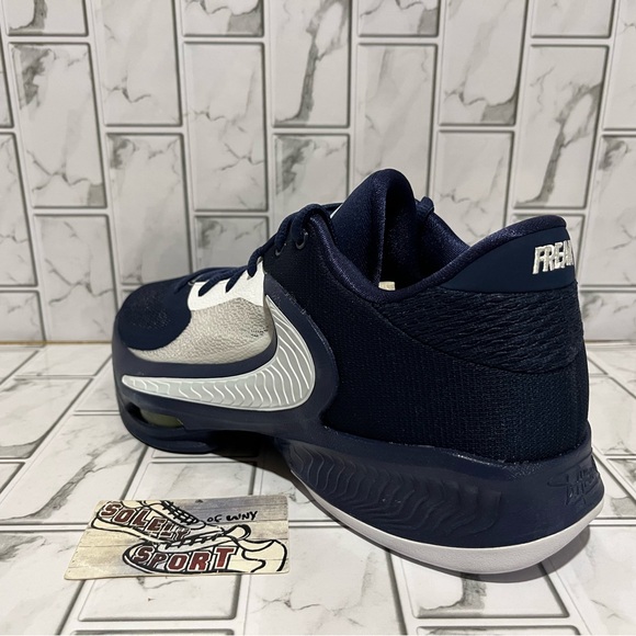 New Nike Zoom Freak 4 TB Promo Basketball Shoes Giannis Jordan Kobe Navy Blue - Picture 9 of 15